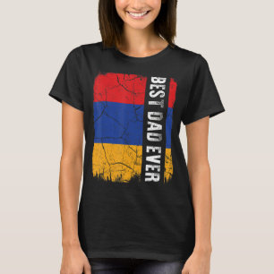 Camiseta Melhor Pai Armênia - Dia de os pais de Sinalizador