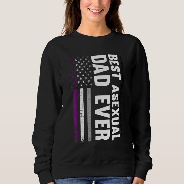 Camiseta Melhor Pai Asexual Do Mês Do Orgulho Csd (Frente)