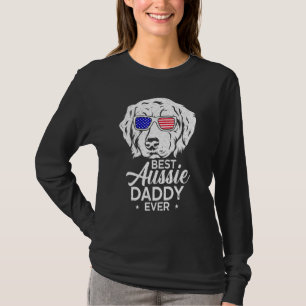 Camiseta Melhor Pai Aussie De Shepherd Australiano