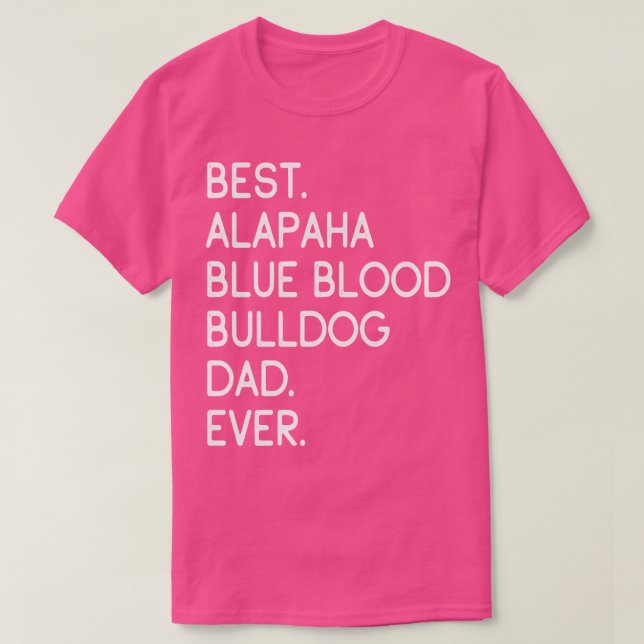 Camiseta Melhor Pai Azul Alapaha (Frente do Design)