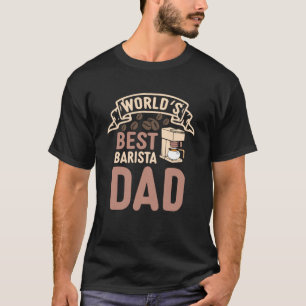 Camiseta Melhor Pai Barista Cafeeiro Rei Cafeine