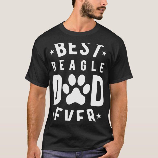 Camiseta Melhor Pai Beagle Ever Beagle do Pai (Frente)