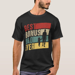 Camiseta Melhor Pai Bônus de Sempre Dia dos Pais Pai Bônus