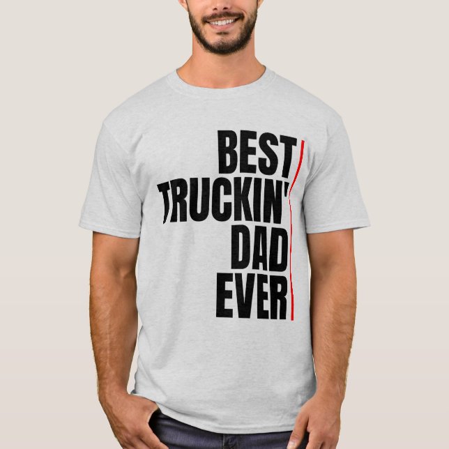 CAMISETA MELHOR PAI CAMINHONEIRO DE TODOS (Frente)