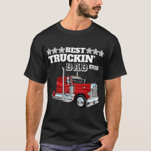 Camiseta Melhor pai caminhoneiro de todos os tempos