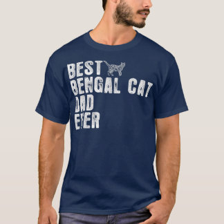 Camiseta Melhor PAI CAT BENGAL Nunca