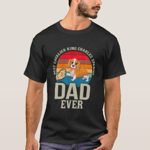 Camiseta Melhor Pai Cavaleiro Rei Charles Spaniel Já Legal