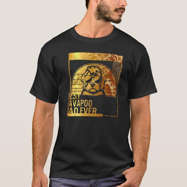 Camiseta Melhor Pai Cavapoo Nunca pai de cão para homens Ca (Frente)