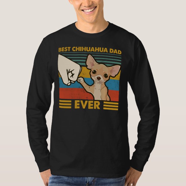 Camiseta Melhor Pai Chihuahua (Frente)