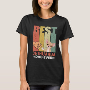 Camiseta Melhor Pai Chihuahua De Pai De Vintage Chihuahua