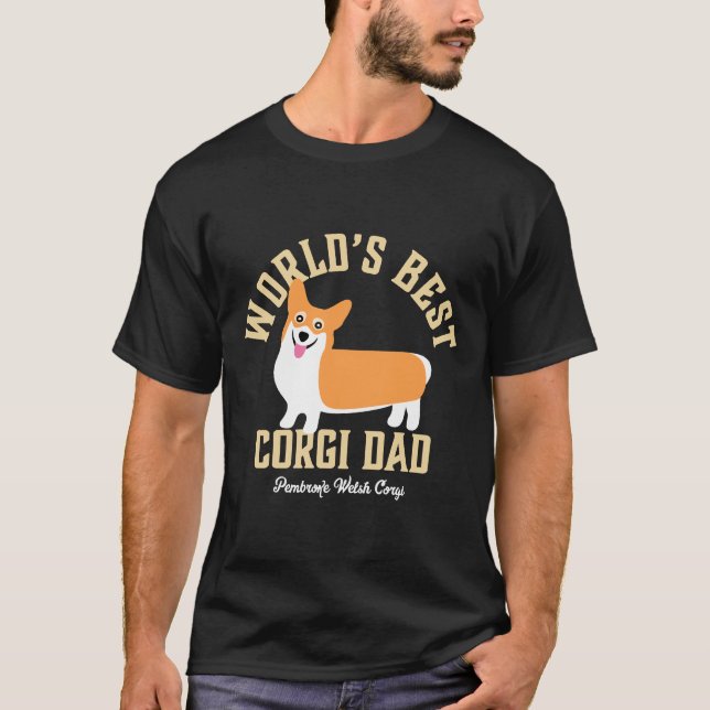 Camiseta Melhor Pai Corgi (Frente)