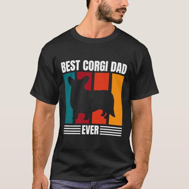 Camiseta Melhor Pai Corgi Ever 433 (Frente)