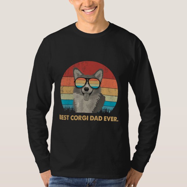 Camiseta Melhor Pai Corgi Nunca (Frente)