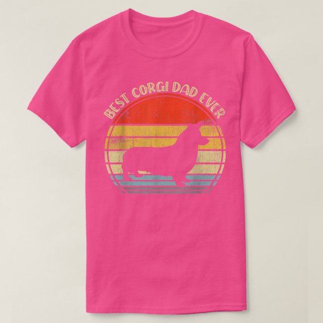 Camiseta Melhor Pai Corgi Nunca (Frente do Design)