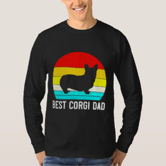 Camiseta Melhor Pai Corgi para Pai Corgi
