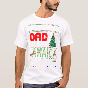 Camiseta Melhor Pai Cresceu Jamaica Roots Christmas Sweater