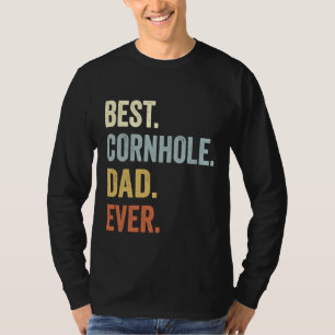 Camiseta Melhor Pai Da Cornhole Do Melhor Pai De Buraco De