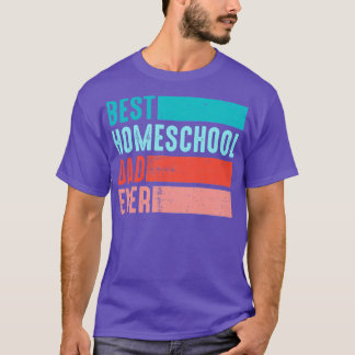 Camiseta Melhor Pai da escola doméstica