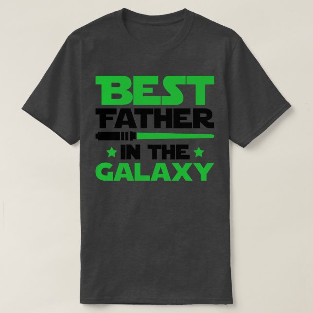 Camiseta Melhor Pai Da Galáxia (Frente do Design)