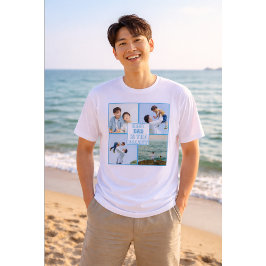 Camiseta Melhor Pai da Galáxia Foto Personalizada