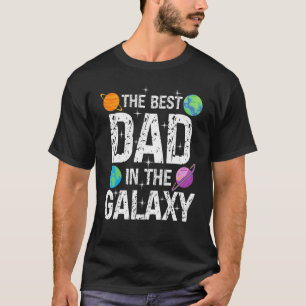 Camiseta Melhor Pai da Galáxia Presente do Dia dos Pais par