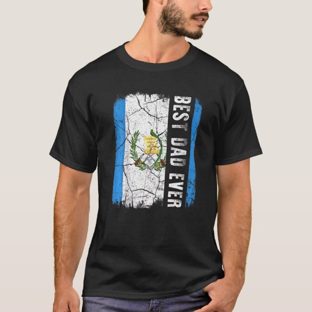 Camiseta Melhor Pai da Guatemala Pai pai (Frente)