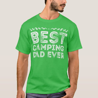 Camiseta Melhor Pai de Acampamento de Todos os Tempos Prese