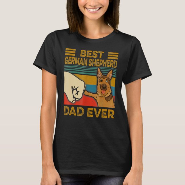 Camiseta Melhor Pai De Ajustado Nunca Cão 1 (Frente)