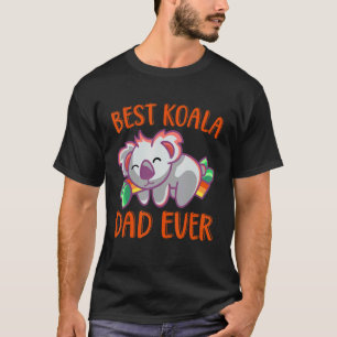 Camiseta Melhor Pai De Animais Do Pai Koala