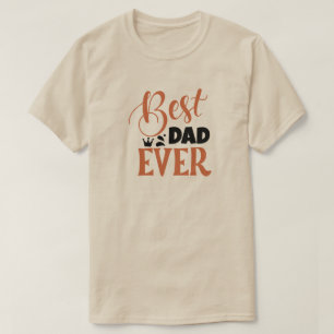 Camiseta Melhor Pai de aniversário ou Dia de os pais
