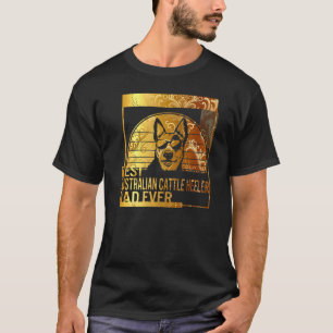 Camiseta Melhor pai de Australian Cattle Heeler de todos os