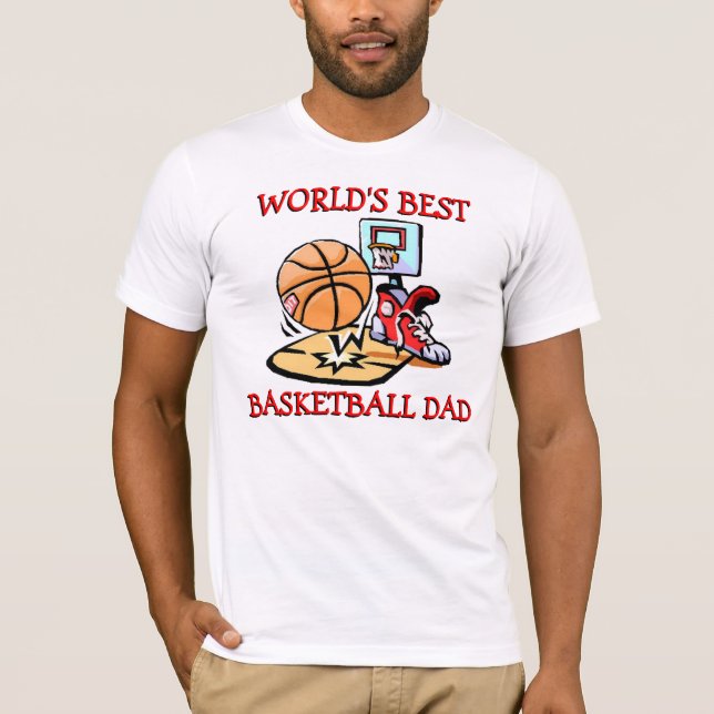 Camiseta Melhor Pai De Basquete Do Mundo (Frente)