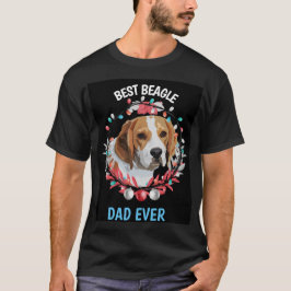 Camiseta Melhor Pai de Beagle Nunca