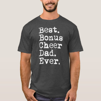 Camiseta Melhor Pai de Bônus Cheerhead