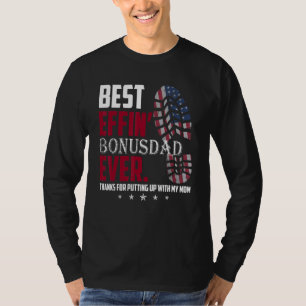 Camiseta Melhor Pai De Bônus Da Eficiência Para Obrigados D