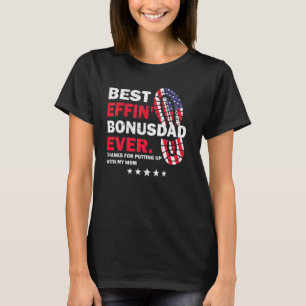 Camiseta Melhor Pai De Bônus Effin Para Obrigados De Coloca