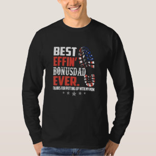 Camiseta Melhor Pai De Bônus Effin Para Obrigados De Coloca