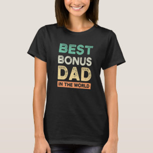 Camiseta Melhor Pai De Bônus Para Mulheres No Mundo