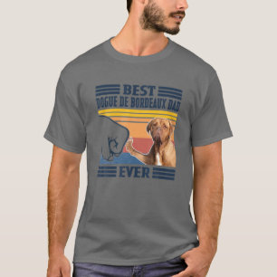 Camiseta Melhor Pai De Bordeaux De Dia de os pais De Chris