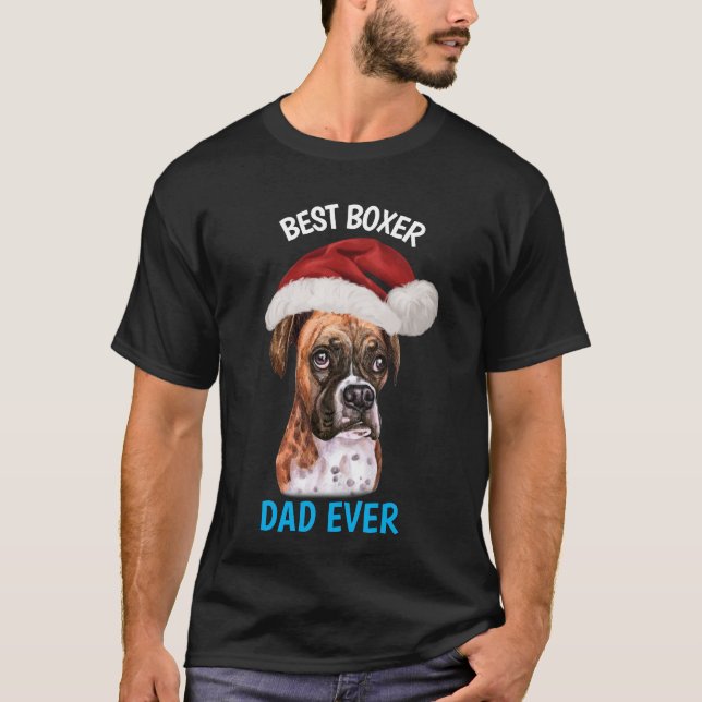 Camiseta Melhor Pai De Boxer Nunca (Frente)