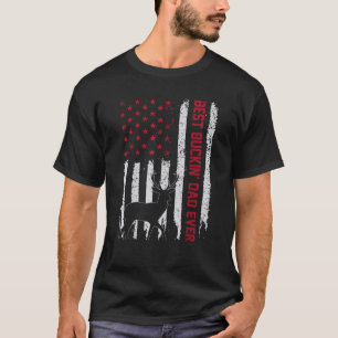 Camiseta Melhor Pai De Buckin Nunca Caçando Deer Padre T
