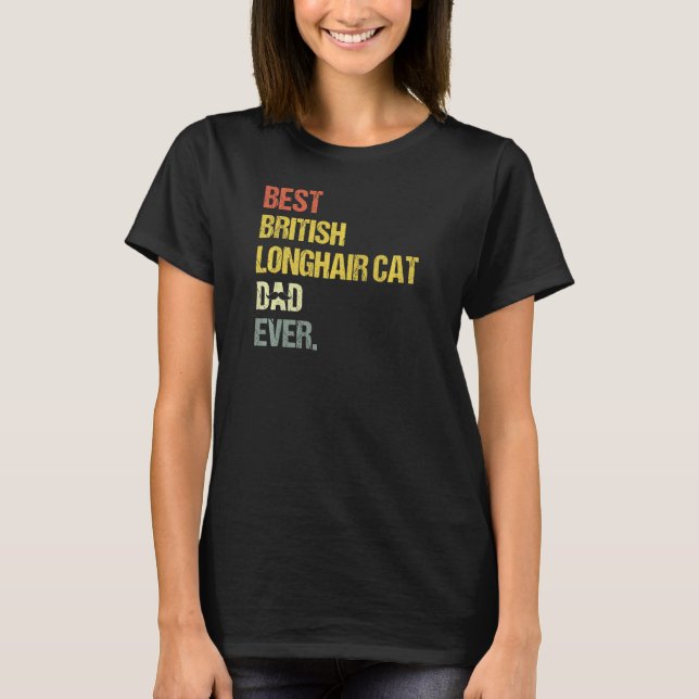 Camiseta Melhor Pai de Cabelos de Penteado Britânico (Frente)
