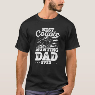 Camiseta Melhor Pai De Caça Coyote Coyot De Trapping Coyote