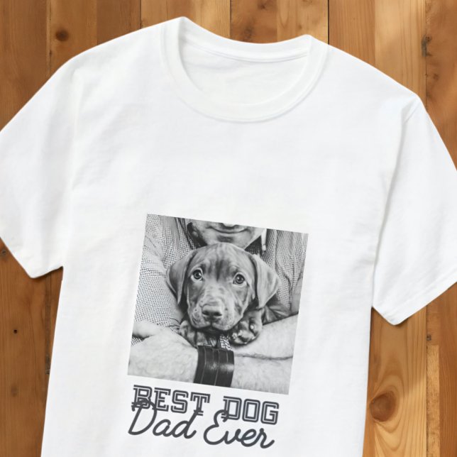 Camiseta Melhor Pai De Cachorro Alguma Vez Personalizado Fo (Criador carregado)