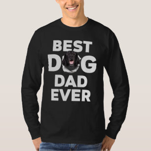 Camiseta Melhor Pai De Cachorro Alguma Vez Revestido Plano