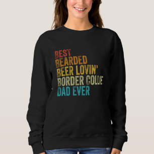 Camiseta Melhor Pai de Cachorro Collie de Borda Amante de C