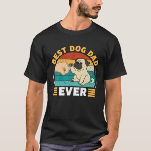 Camiseta Melhor Pai De Cachorro De Adolescente, Retrô De V