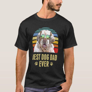 Camiseta Melhor Pai De Cachorro De Espanhol De Clumber Nunc