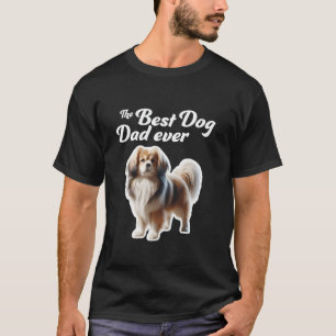 Camiseta Melhor Pai De Cachorro De Sempre - Espanhol Tibeta