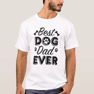 Camiseta Melhor Pai de Cachorro de Todos os Tempos
